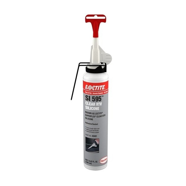 Henkel Gasketing, RTV Silicone, High Temperature, Clear, 190 Ml SI 595 190ML IDH 743915 - main